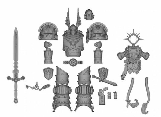【PRE-ORDER】NEW Unpainted Parts Kits For Joytoy war hammer 4.0 Figure Body