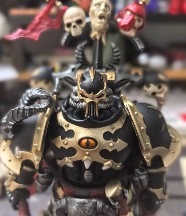 【PRE-ORDER】Premium painted Man Head Sculpt Helmet Model For joytoy warhammer40k CSM Figur