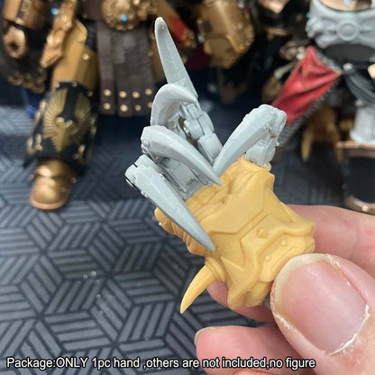 【PRE-ORDER】 Unpainted Articulated Claw Fingers Hand For Joytoy warhammer Tartaros Cataphractii Terminators Figure Body