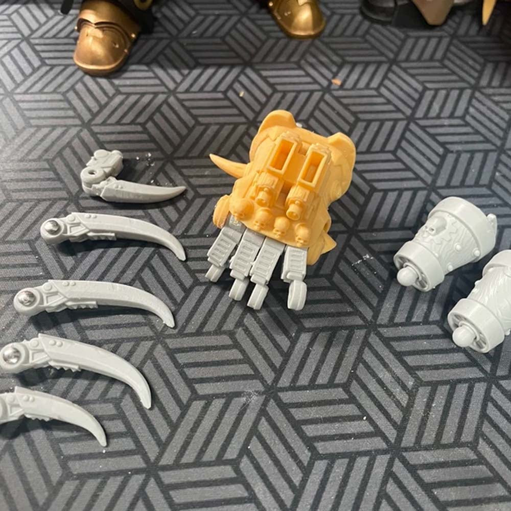 【PRE-ORDER】 Unpainted Articulated Claw Fingers Hand For Joytoy warhammer Tartaros Cataphractii Terminators Figure Body