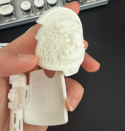 【PRE-ORDER】2pcs Unpainted Pauldron Parts + 2pcs unpaintedd power fists