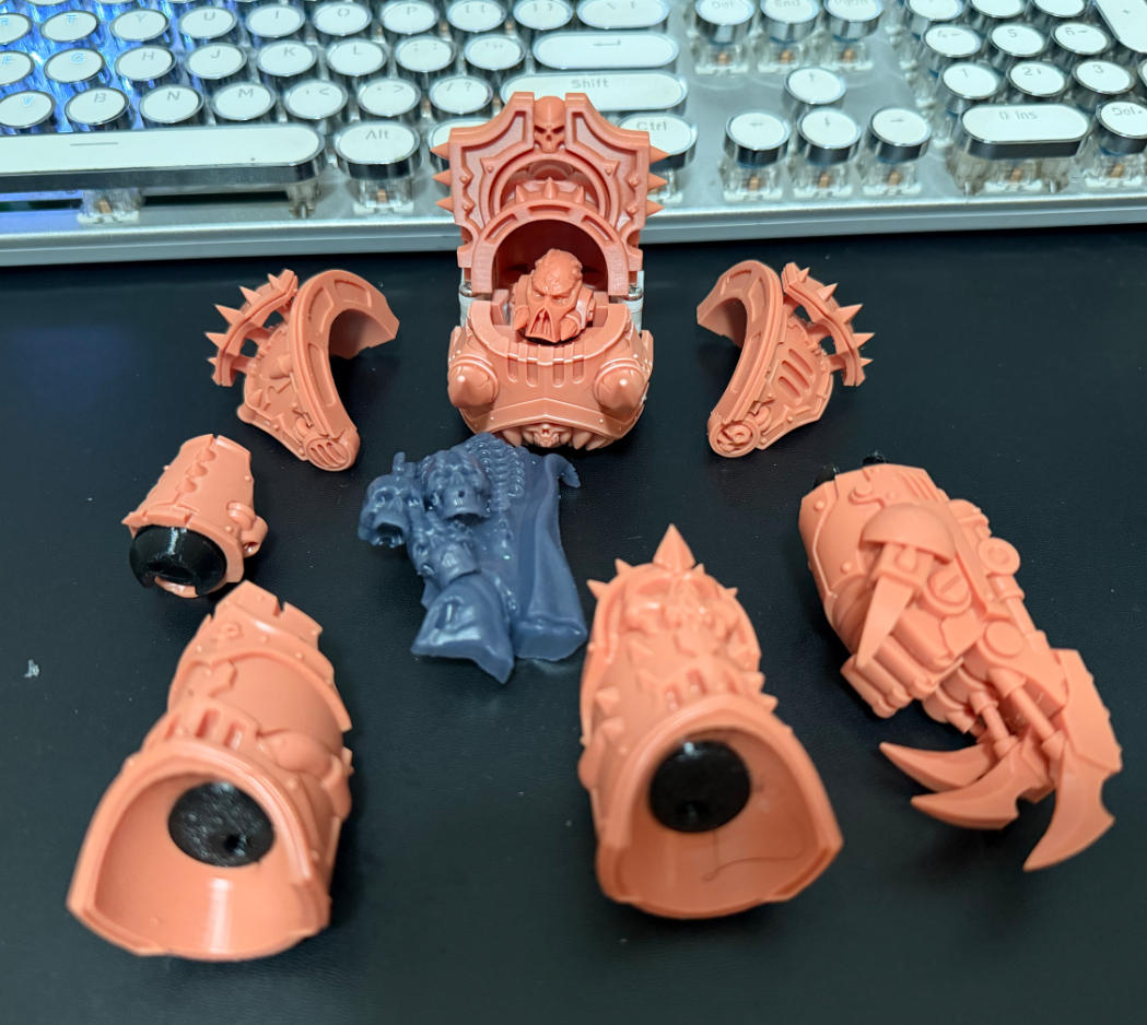 【PRE-ORDER】Unpainted Kits For Joytoy warhammer Tartaros Terminators 4.0 Figure Body