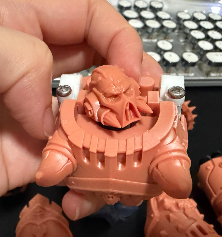 【PRE-ORDER】Unpainted Kits For Joytoy warhammer Tartaros Terminators 4.0 Figure Body