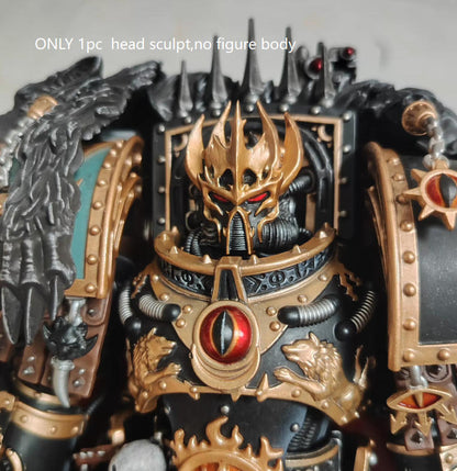 【PRE-ORDER】Premium Painted Man Head Sculpt Compatible with the 16th Legion Sons of Horus Primarch Lunarwolf Horus