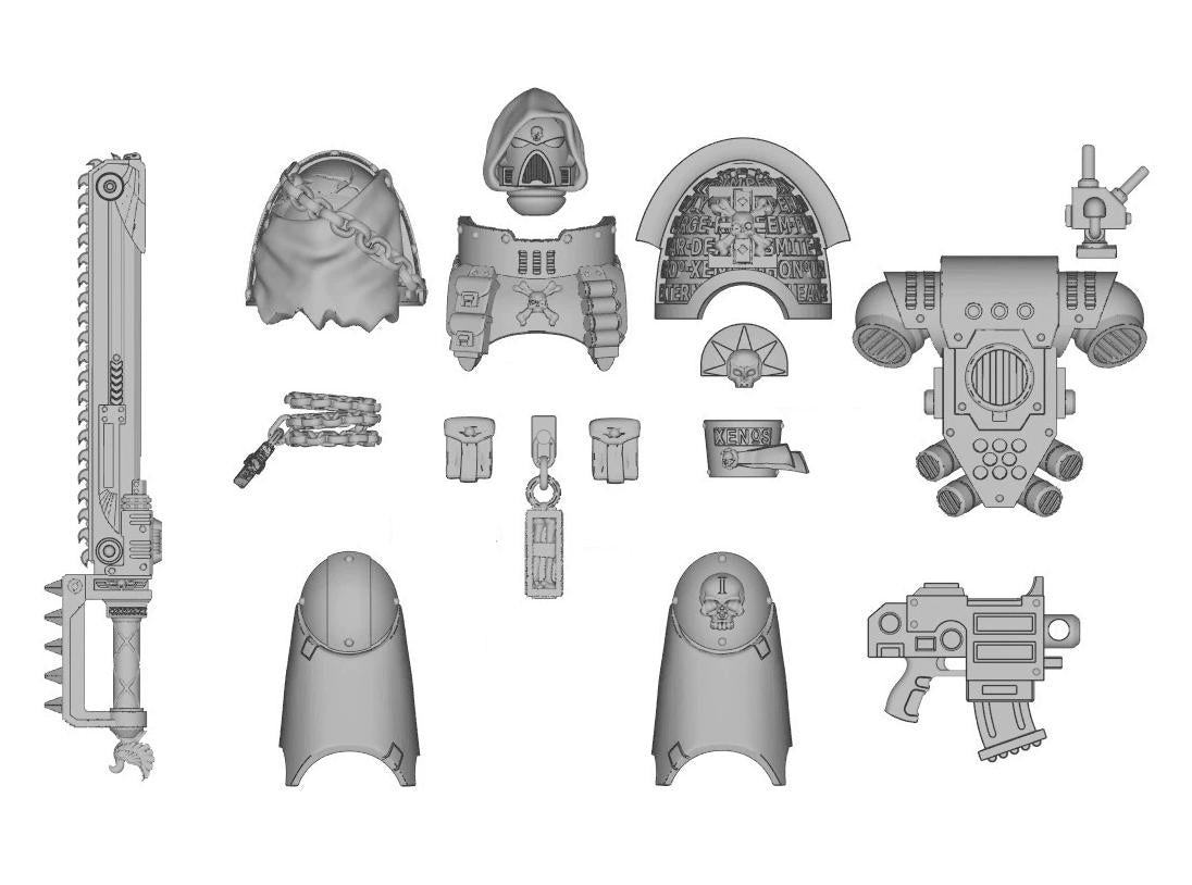 【PRE-ORDER】New Unpainted Kits For Joytoy warhammer 3.0 Titus Figure Body