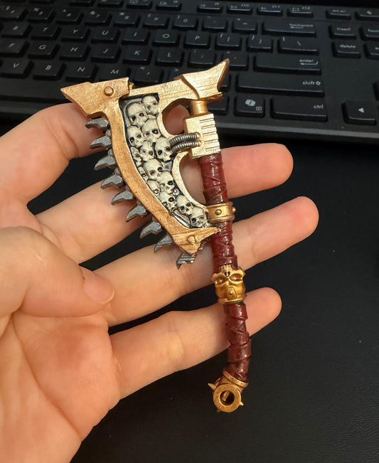 【PRE-ORDER】Premium Painted Axe Weapon For joytoy Warhammer 40k figures