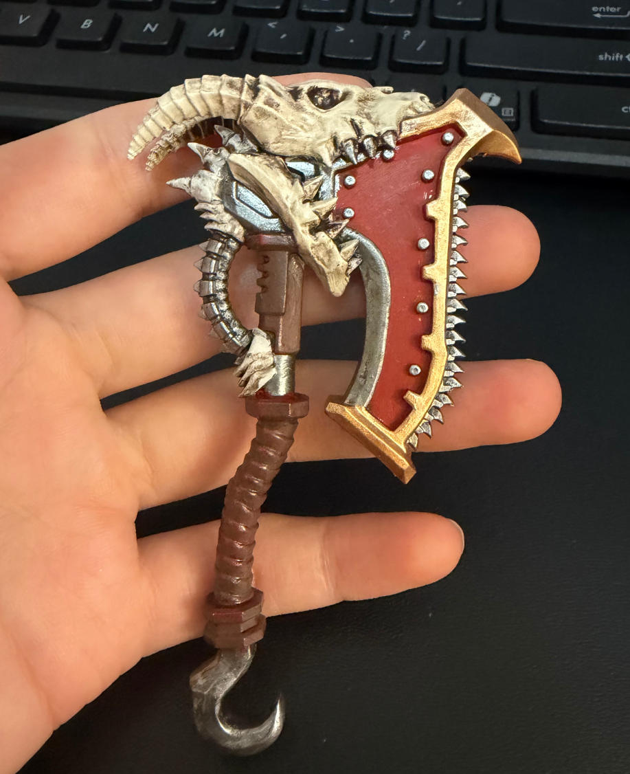 【PRE-ORDER】Single Premium Painted Axe Sword Weapons For Joytoy Warhammer 40k figures