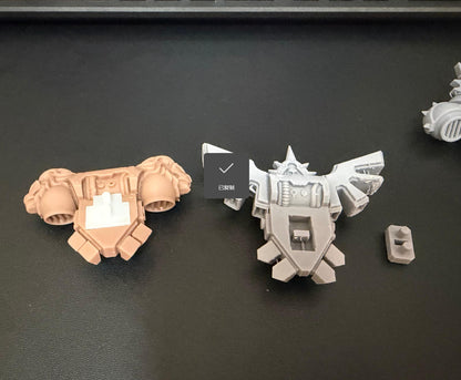 【PRE-ORDER】Unpainted Resin Kit Backpack Backpad  For JoyToy WH40K  4.0 Figure Body