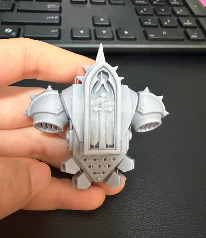 【PRE-ORDER】Unpainted Resin Kit Backpack Backpad  For JoyToy WH40K  4.0 Figure Body