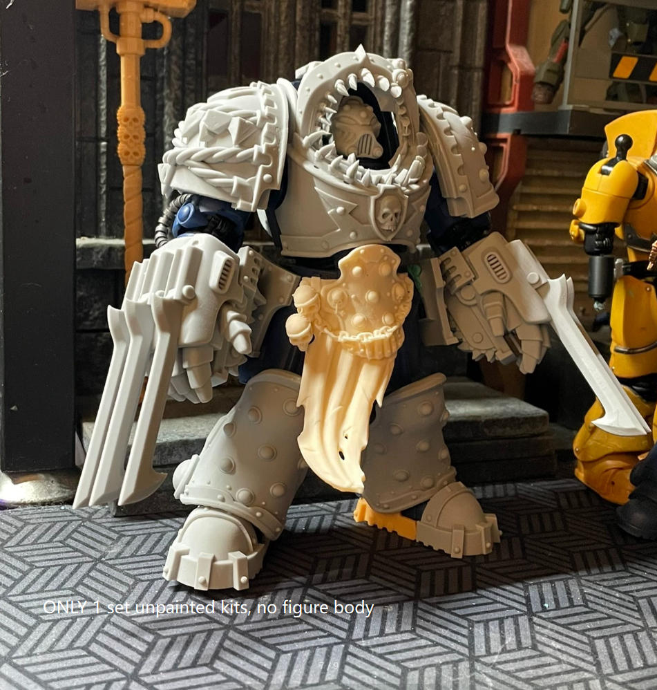 【PRE-ORDER】Unpainted Resin Kits For JoyToy WH40K Space Sharks 10th Edition standard two-handed Terminator