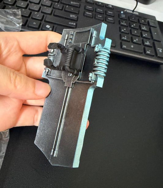 【PRE-ORDER】Premium Painted Shield Weapon For joytoy Warhammer 40k Grey Knight Figure