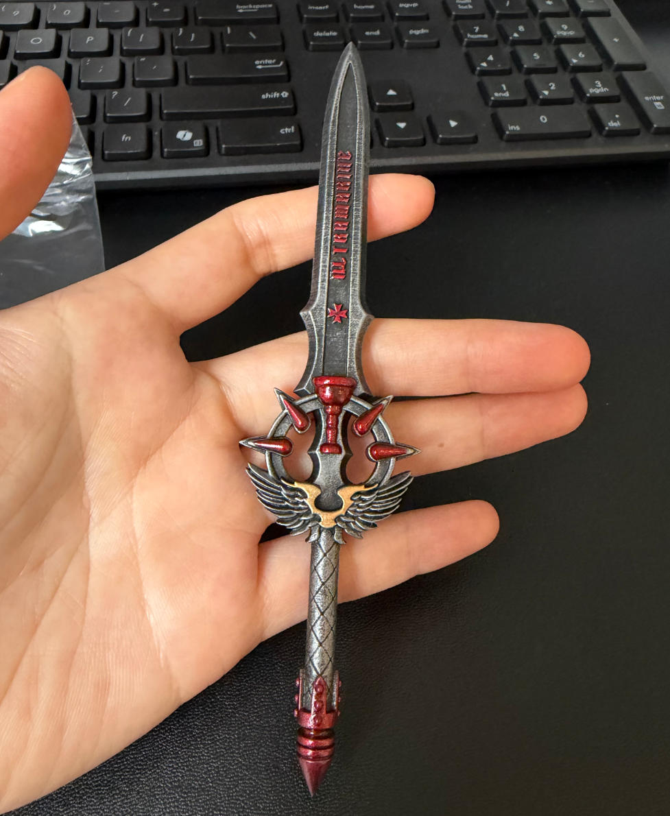 【PRE-ORDER】Premium Painted Sword Weapon For joytoy Warhammer 40k Figure