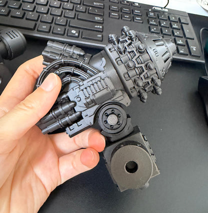 3pcs Unpainted Kits Gun Weapons For Joytoy Warhammer 40k Iron Ring