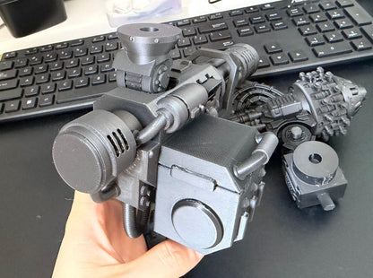 3pcs Unpainted Kits Gun Weapons For Joytoy Warhammer 40k Iron Ring