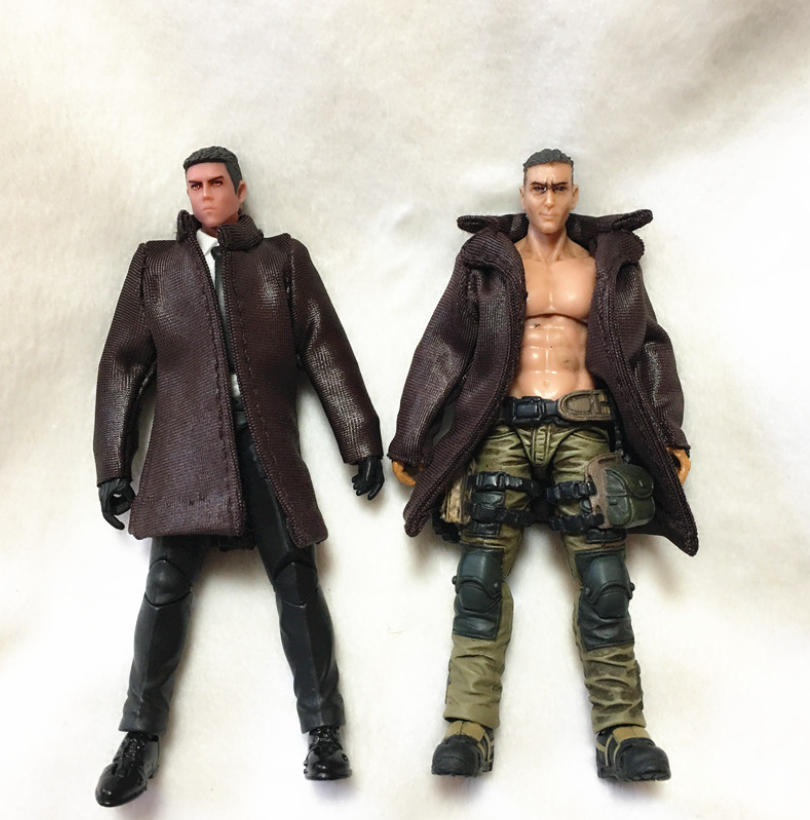 【PRE-ORDER】Handmade Coat For DIY 3.75'' Action Figure 1/18 Trench Coat Jacket Clothes