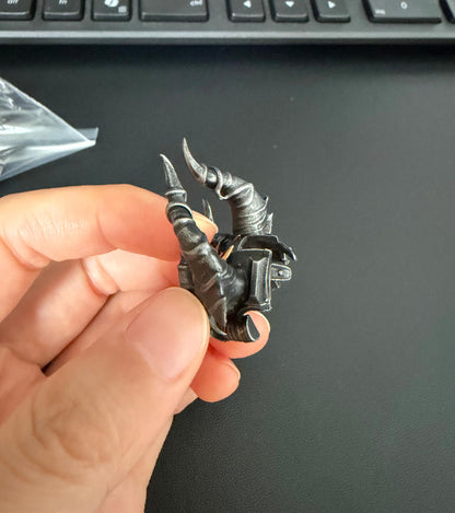 【PRE-ORDER】Premium Painted Black Head Sculpt For joytoy warhammer 40k Black Legion Figure