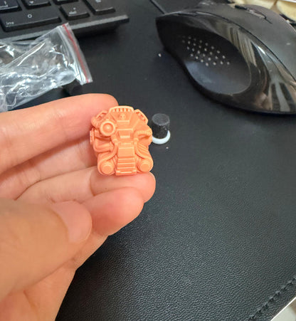 Unpainted Resin Helmet Man Head Sculpt For Joytoy Warhammer 40k Figure
