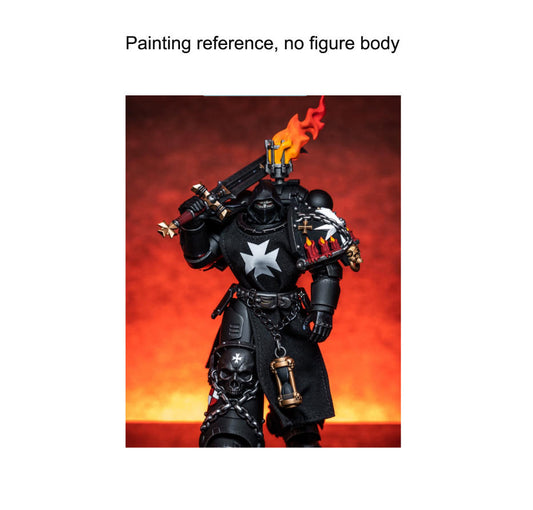 PRE-ORDER Unpainted Kits For Joytoy Warhammer 40K Space Marines Black Templars 4.0 Execrator