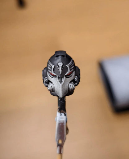 PRE‑ORDER Premium Male Helmet Head Sculpt for JoyToy Warhammer 40K Raven Guard Figure