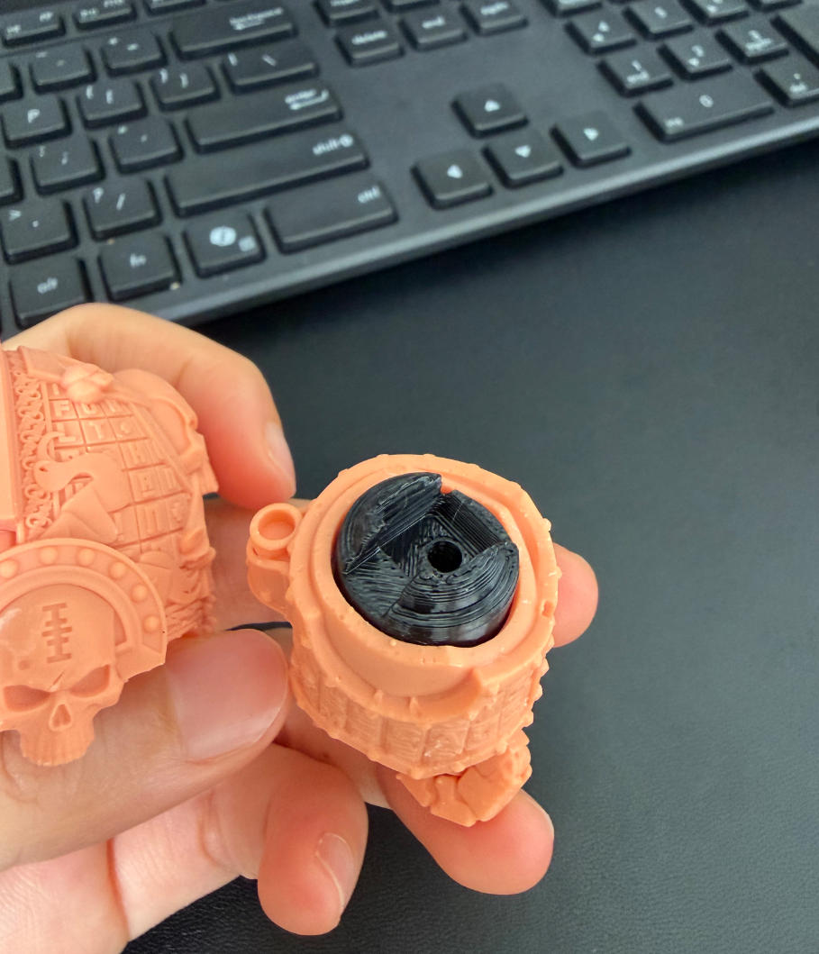 Unpainted Resin shoulder pauldron powerfist For joytoy Warhammer 40k 10th Edition Terminators Figure