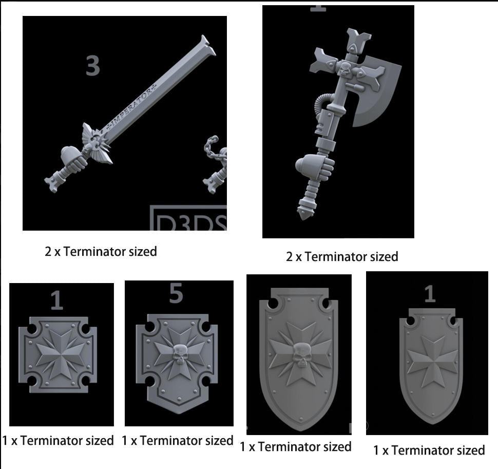 46pcs Custom Unpainted Figure Kits