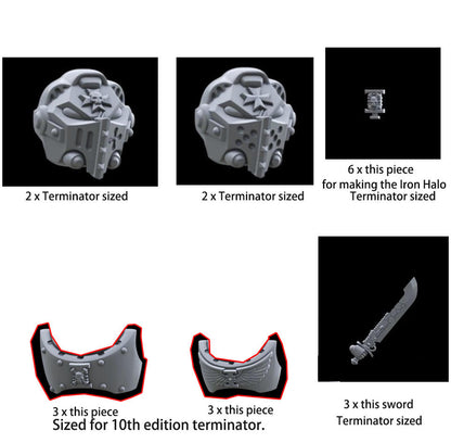 46pcs Custom Unpainted Figure Kits