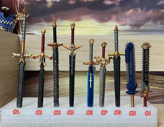 SINGLE PRE‑ORDER Premium Painted Sword Weapon for JoyToy Warhammer 40K Figure