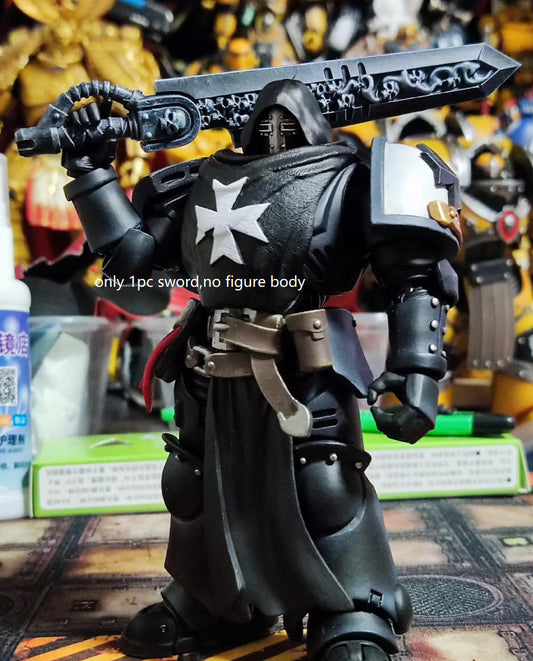 PRE‑ORDER Premium Painted Power Sword Weapon Model for JoyToy Warhammer 40K Figure