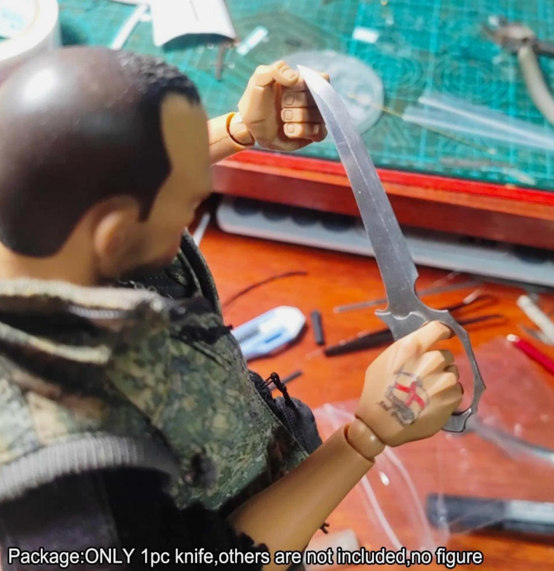 Pre-sale Handmade 1/6 Metal Knife Sword Weapon For 12" Action Figure