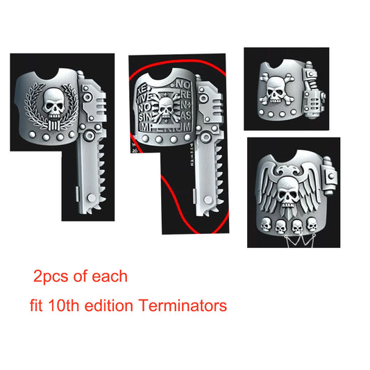8pcs Unpainted Kits Chest Kits for joytoy Warhammer 10th edition Terminators