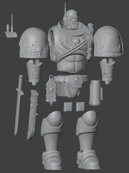 【PRE-ORDER】 NEW Unpainted Parts Kits For Joytoy war hammer 4.0 Figure Body