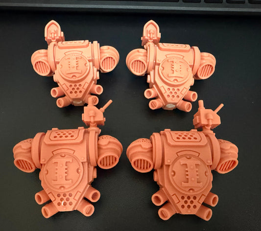 4pcs power backpacks for apothecary biologis figure body