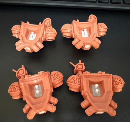 Single Unpainted Power Backpack For Joytoy UM Gravis Apothecary Biologis figure body