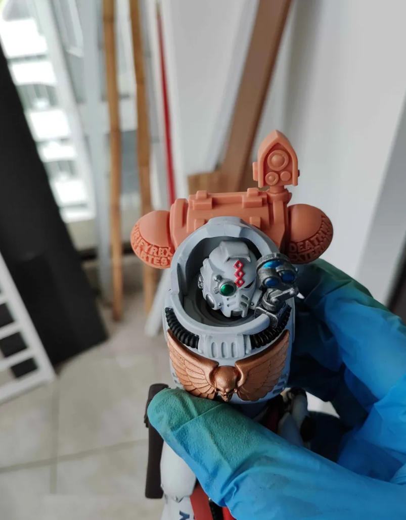 Single Unpainted Power Backpack For Joytoy UM Gravis Apothecary Biologis figure body