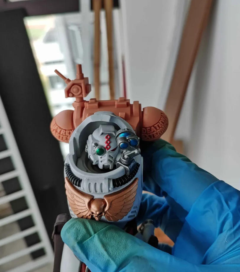 Single Unpainted Power Backpack For Joytoy UM Gravis Apothecary Biologis figure body