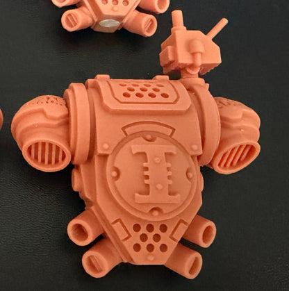 Single Unpainted Power Backpack For Joytoy UM Gravis Apothecary Biologis figure body