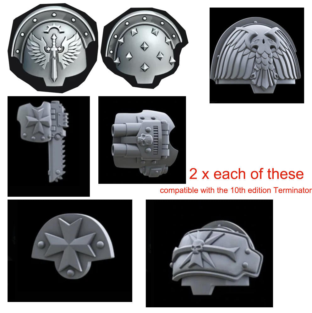 14pcs unpainted kits for DIY Joytoy the 10th edition Terminator body