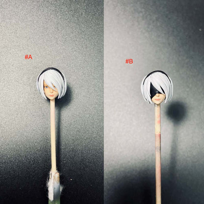 【PRE-ORDER】Premium Painted 1/18 2b Female Head Sculpt Soldier Head For 3.75" Acid Rain Figure