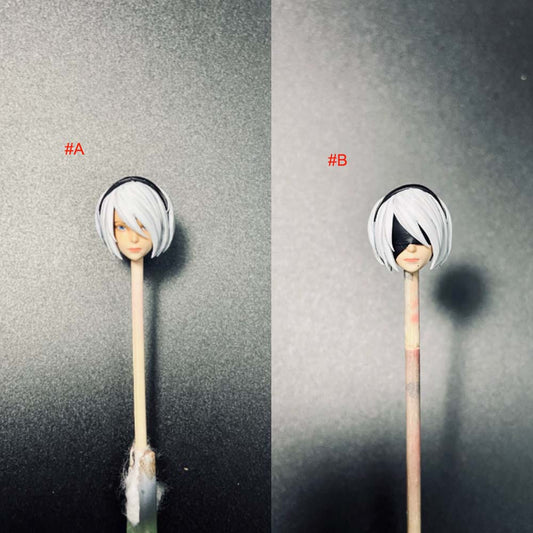 【PRE-ORDER】Premium Painted 1/18 2b Female Head Sculpt Soldier Head For 3.75" Acid Rain Figure