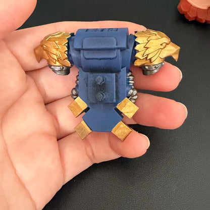 【PRE-ORDER】Premium painted Jetpack Shield Sword For joytoy warhammer 4.0 Ultramarines Figure