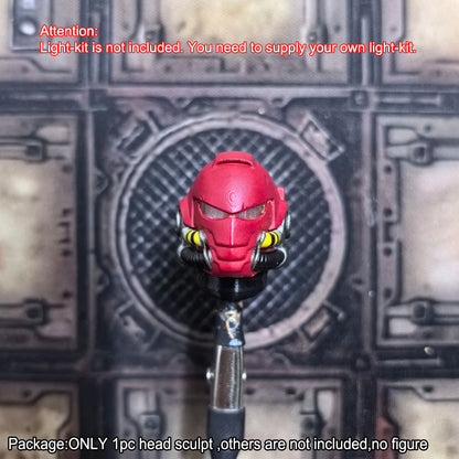 PRE‑ORDER Premium Helmet Head Sculpt for JoyToy 4.0 Body Figure