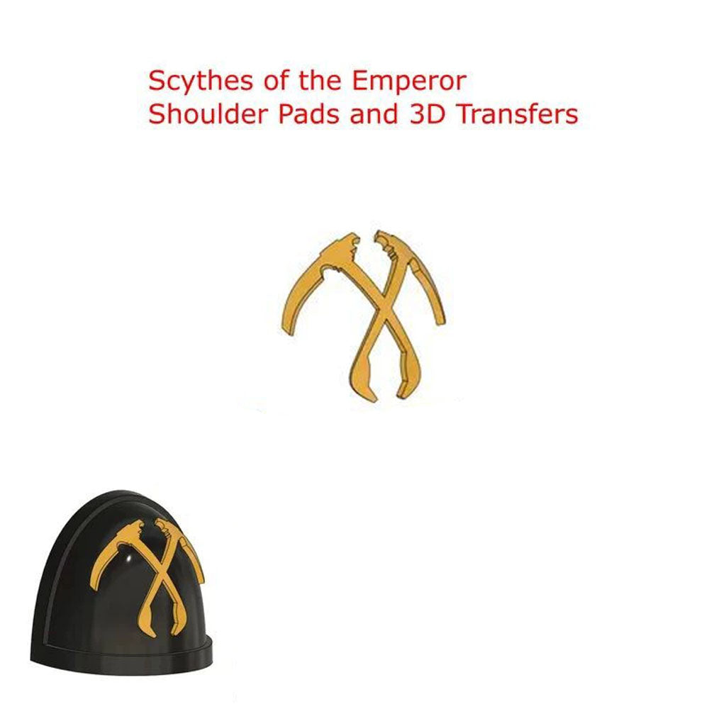 5pcs Unpainted Resin 3D Shoulder Pads For Joytoy Warhammer 40k Figure
