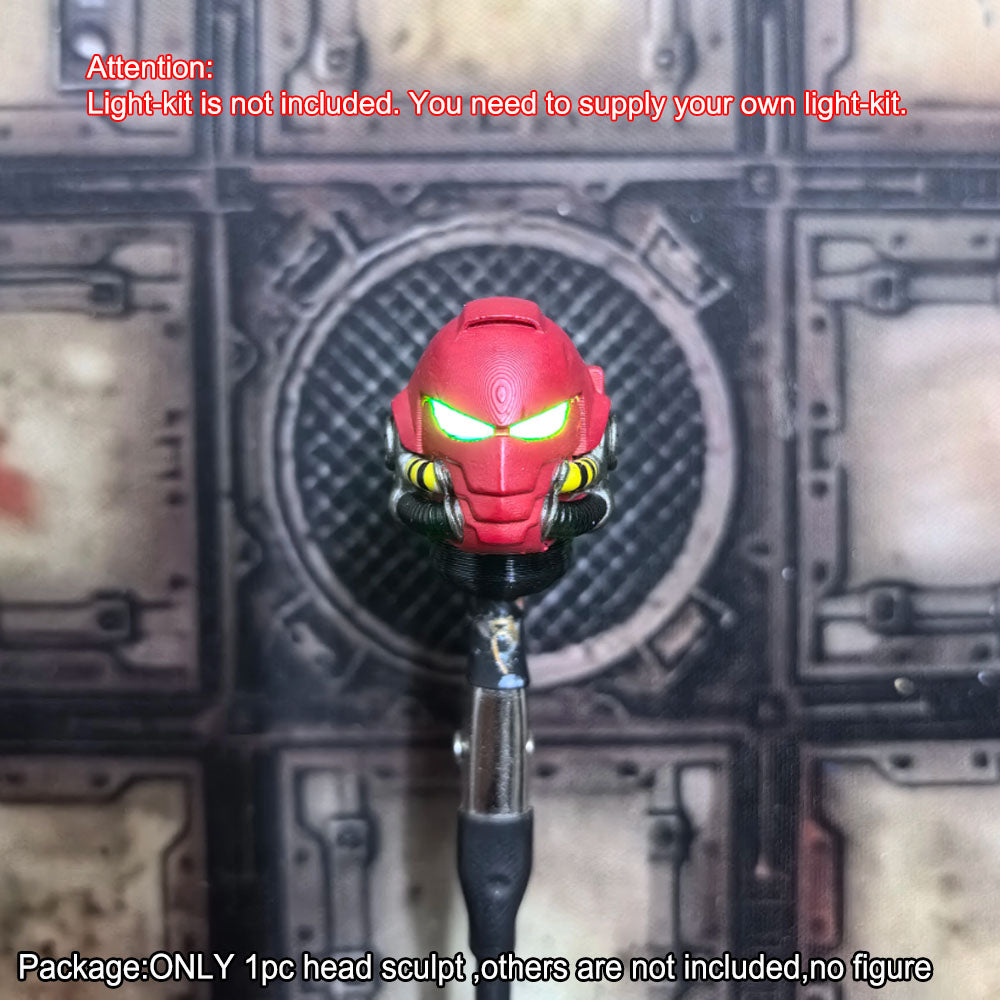 PRE‑ORDER Premium Helmet Head Sculpt for JoyToy 4.0 Body Figure
