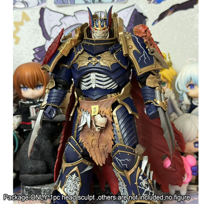 PRE‑ORDER Premium Painted Head Sculpt for JoyToy Warhammer 40K Primarch Konrad Curze