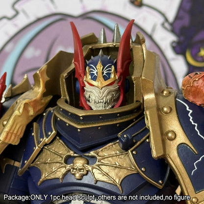 PRE‑ORDER Premium Painted Head Sculpt for JoyToy Warhammer 40K Primarch Konrad Curze