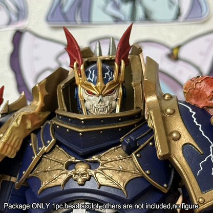 PRE‑ORDER Premium Painted Head Sculpt for JoyToy Warhammer 40K Primarch Konrad Curze