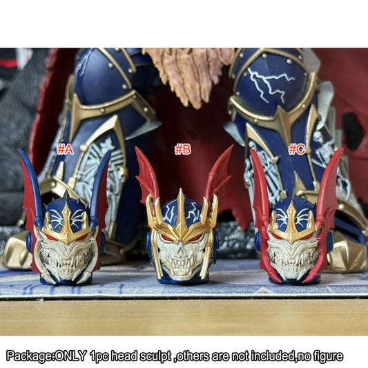 PRE‑ORDER Premium Painted Head Sculpt for JoyToy Warhammer 40K Primarch Konrad Curze