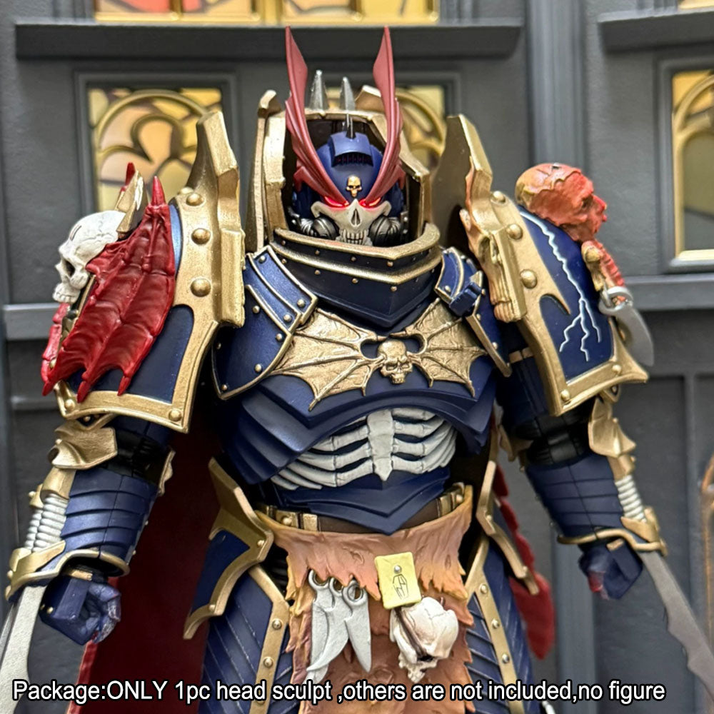 PRE‑ORDER Premium Painted Cool Head Sculpt for JoyToy Warhammer 40K Primarch Konrad Curze