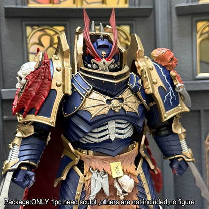 PRE‑ORDER Premium Painted Cool Head Sculpt for JoyToy Warhammer 40K Primarch Konrad Curze