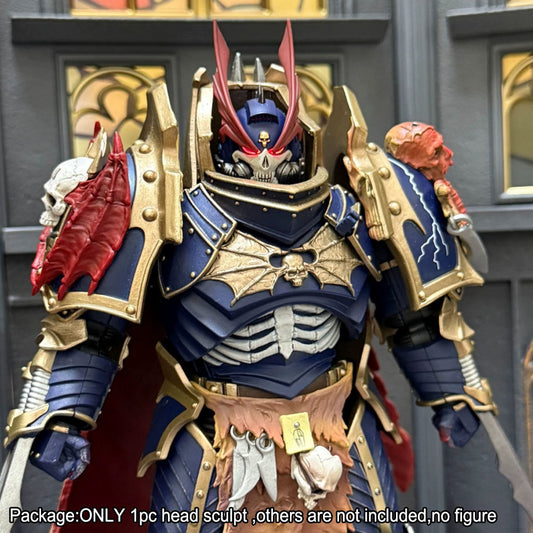 PRE‑ORDER Premium Painted Cool Head Sculpt for JoyToy Warhammer 40K Primarch Konrad Curze
